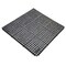 Rhino Mats E-Series Drainage Mat, Rubber, Drainage Holes, 3 ft W x 3 ft L, Black E3-3636B - alternate 2